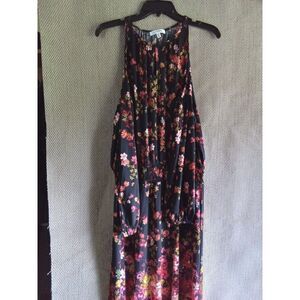 Daily Thread Dress, Smocked Waist, Open Shoulder, Floral Print, XL